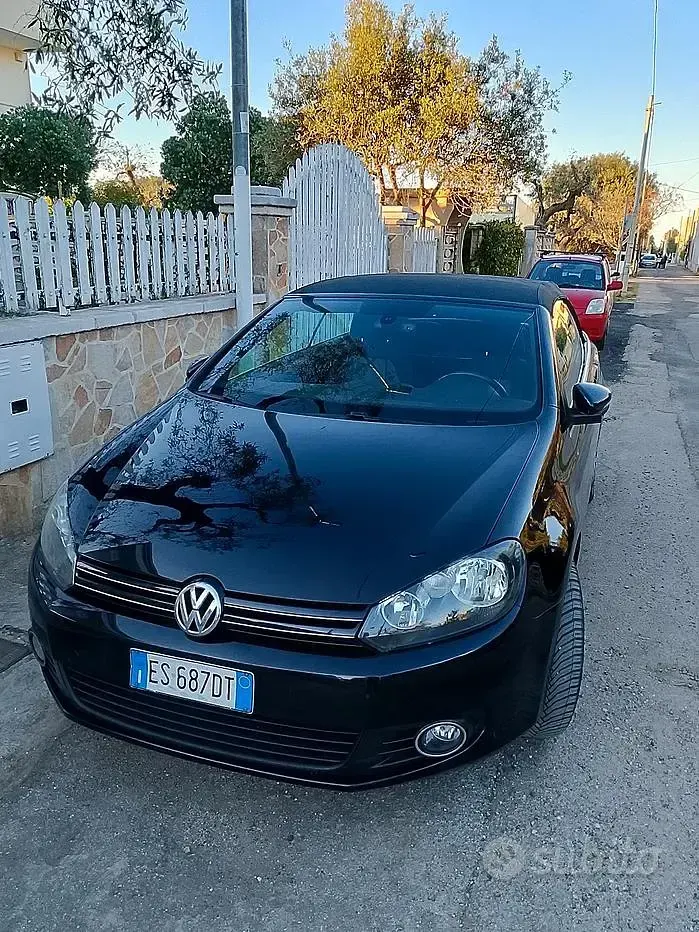 Usata VW Golf Cabriolet 105 CV (77 kW) 2013 Nero Cabrio