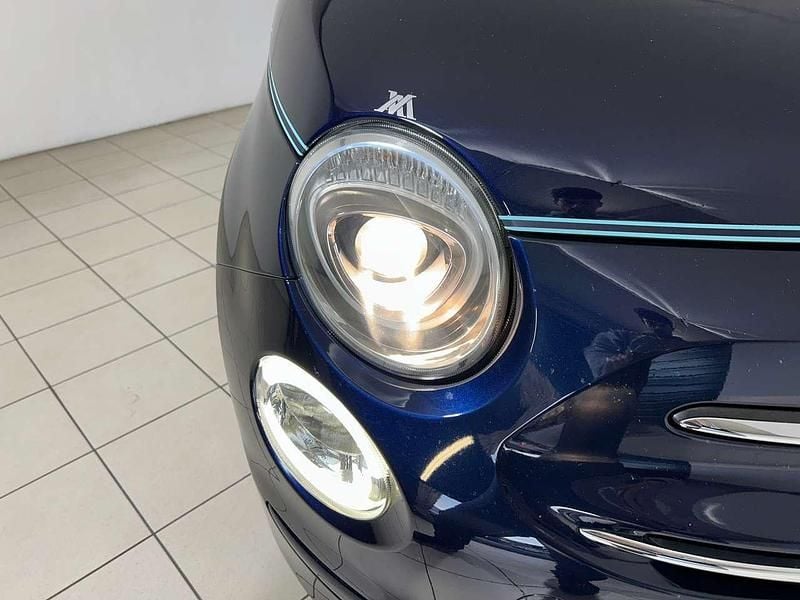 Usata Fiat 500C Riva 95 CV (69 kW) 2017 Blu/azzurro Cabrio
