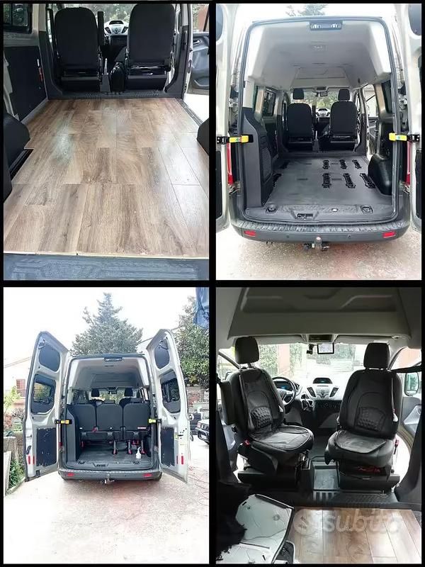 Usata Ford Transit Custom 125 CV (91 kW) 2015 Grigio Furgone