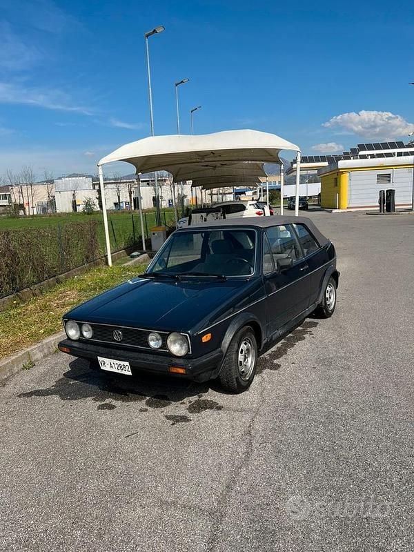 Blu Usata 1980 VW Golf Cabriolet Cabrio | 5100 € - Immagine 1/4
