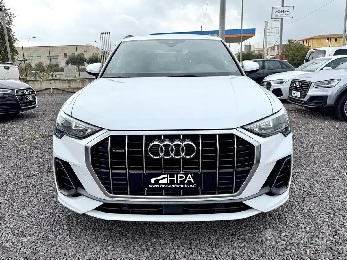 Usata Audi Q3 S-Line 150 CV (110 kW) 2019 Bianco SUV