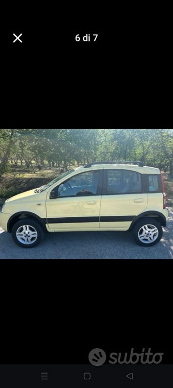 Usata Fiat Panda 4x4 69 CV (50 kW) 2006 Giallo Utilitaria