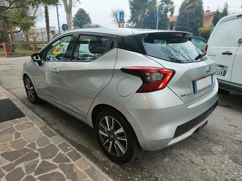 Usata Nissan Micra Acenta 90 CV (66 kW) 2017 Argento Utilitaria