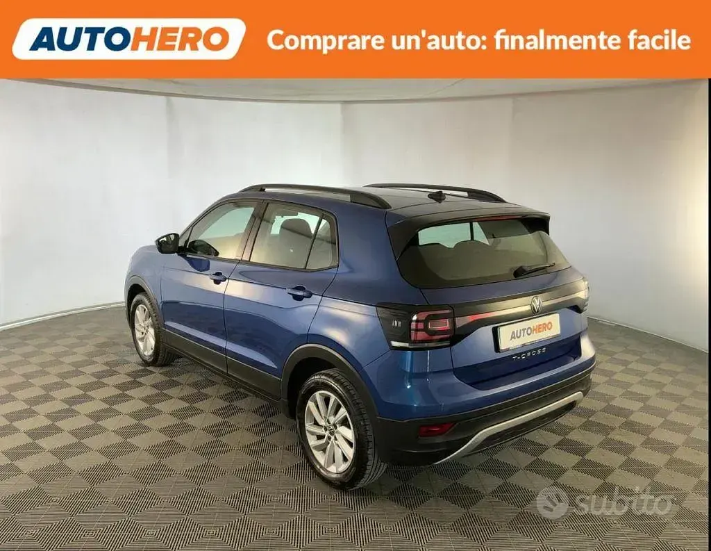 Usata VW T-Cross 95 CV (69 kW) 2021 Blu SUV