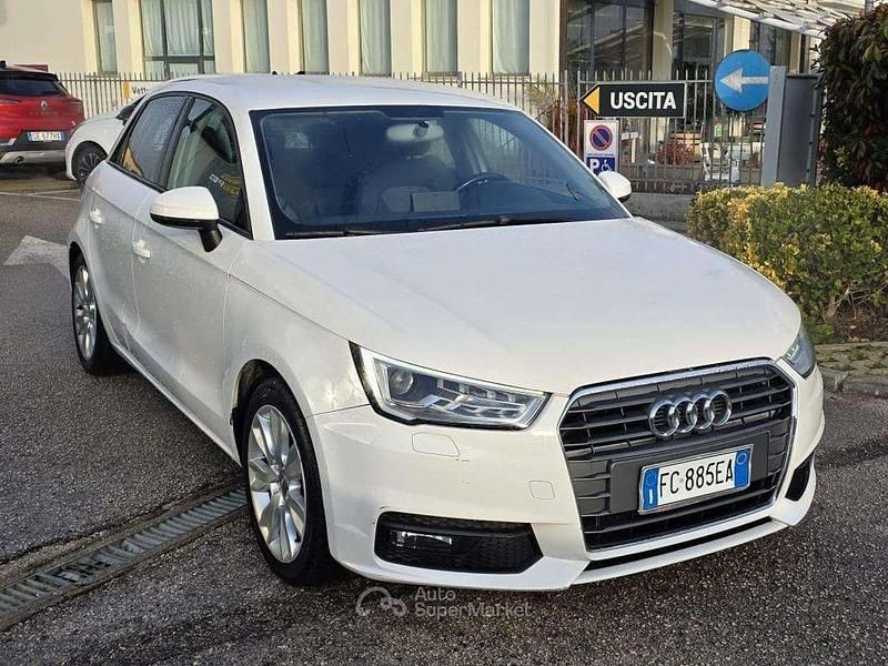 Usata Audi A1 Sportback Ambiente 90 CV (66 kW) 2016 Bianco Utilitaria