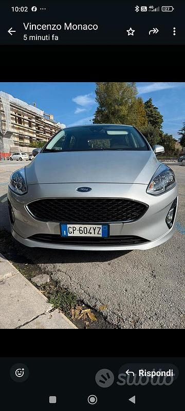 Grigio Usata 2021 Ford Fiesta Utilitaria | 9300 € (Super prezzo) - Immagine 1/4