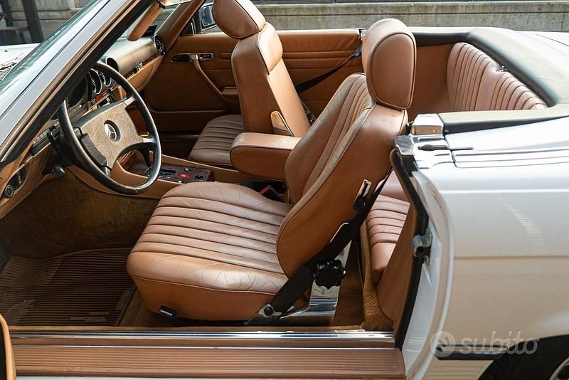 Usata Mercedes SL300 188 CV (138 kW) 1986 Bianco Cabrio