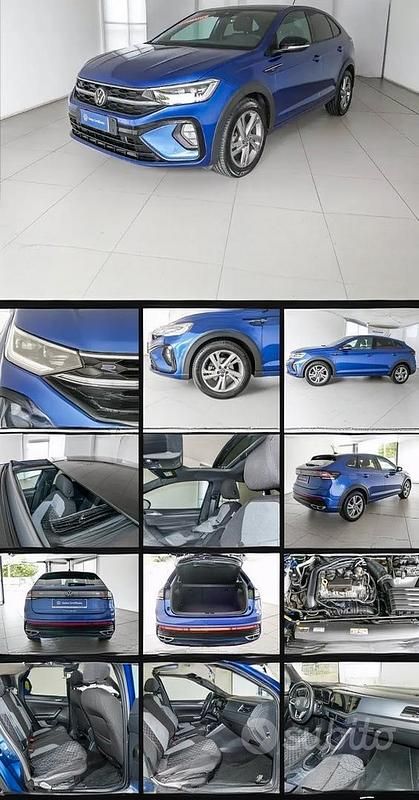 Usata VW Taigo R-line 110 CV (80 kW) 2022 Blu SUV