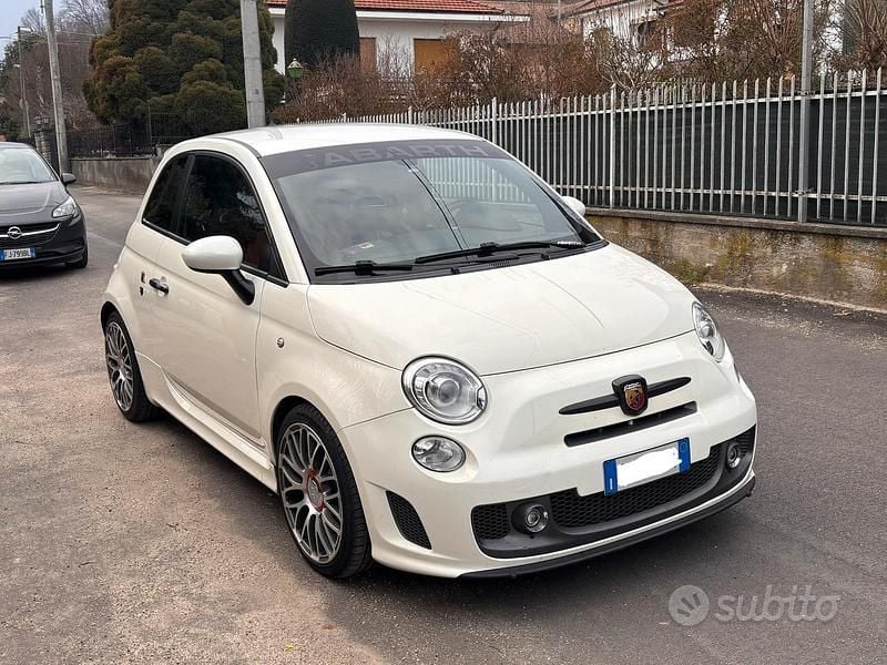 Usata Abarth 595 Turismo 160 CV (117 kW) 2015 Bianco Utilitaria
