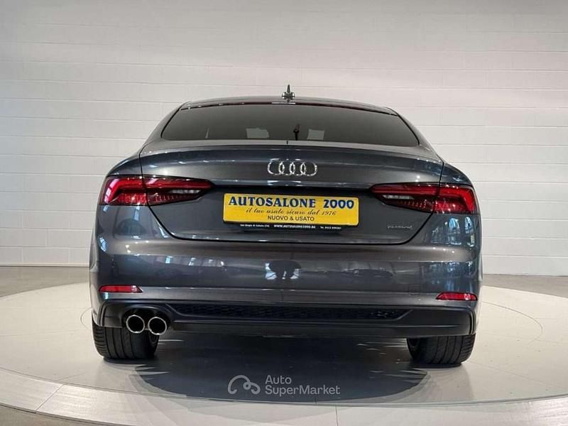 Usata Audi A5 S-Line 190 CV (139 kW) 2018 Grigio Berlina