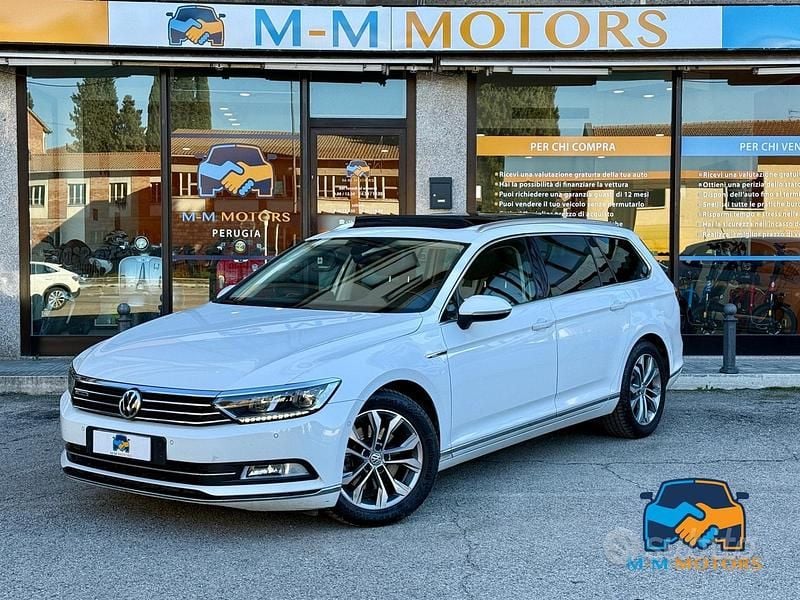 Usata VW Passat Executive 190 CV (139 kW) 2018 Bianco Station wagon