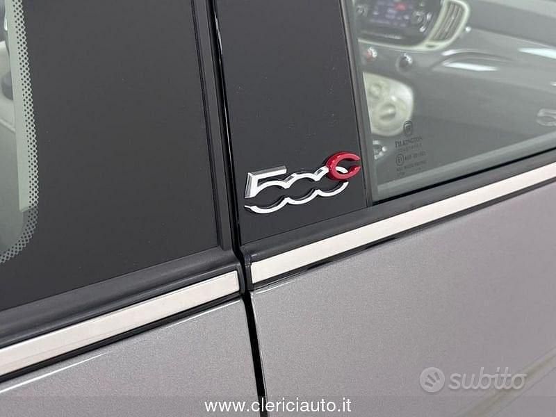 Usata Fiat 500C Lounge 69 CV (50 kW) 2018 Grigio Cabrio