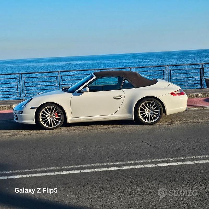 Usata Porsche 911 Carrera 4S Cabriolet 2007 Bianco Cabrio