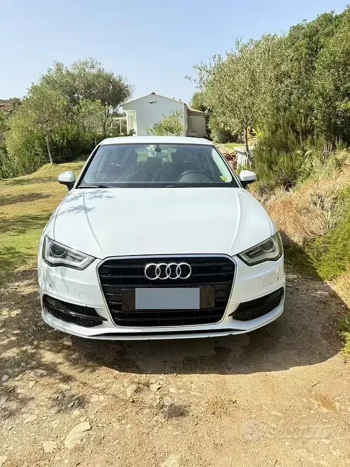 Usata Audi A3 110 CV (80 kW) 2014 Bianco Berlina