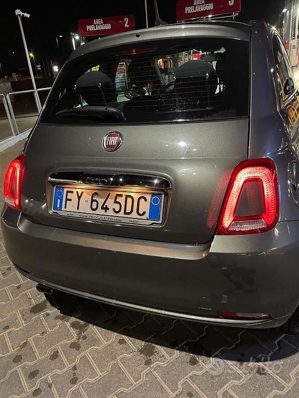 Usata Fiat 500 Lounge 69 CV (50 kW) 2019 Grigio Berlina
