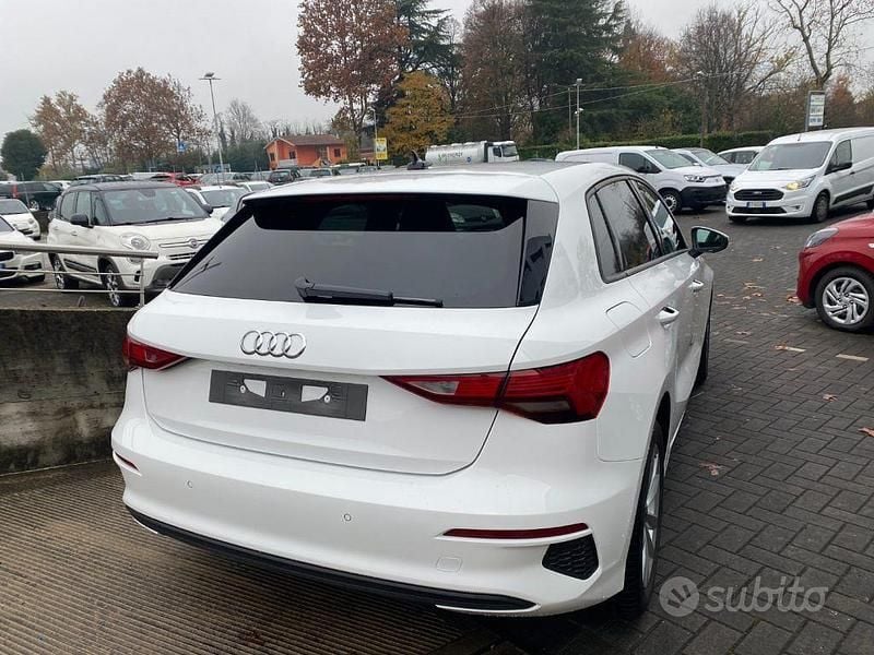 Usata Audi A3 Advanced 116 CV (85 kW) 2023 Bianco Berlina