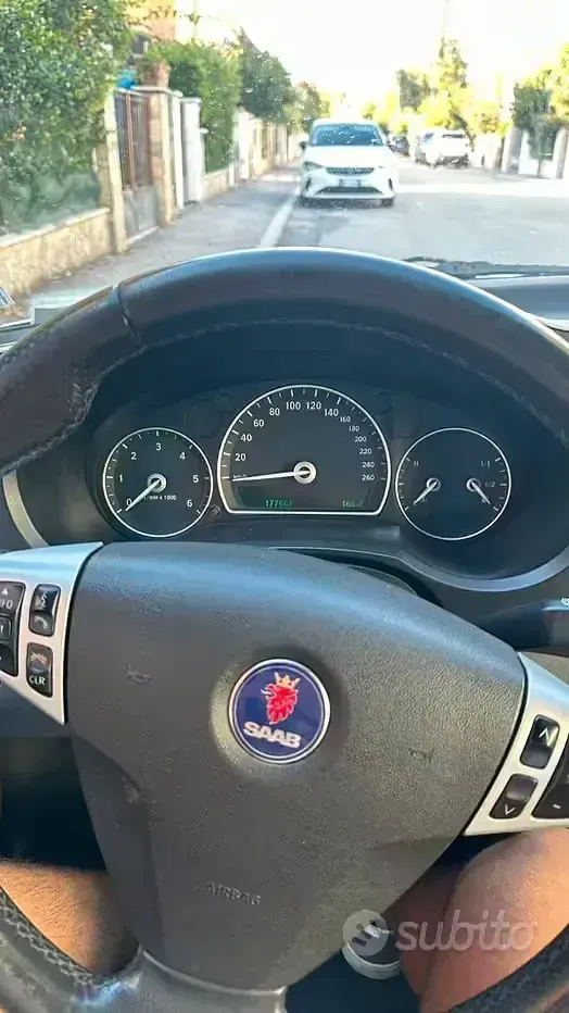 Usata Saab 9-3 150 CV (110 kW) 2007 Grigio Cabrio