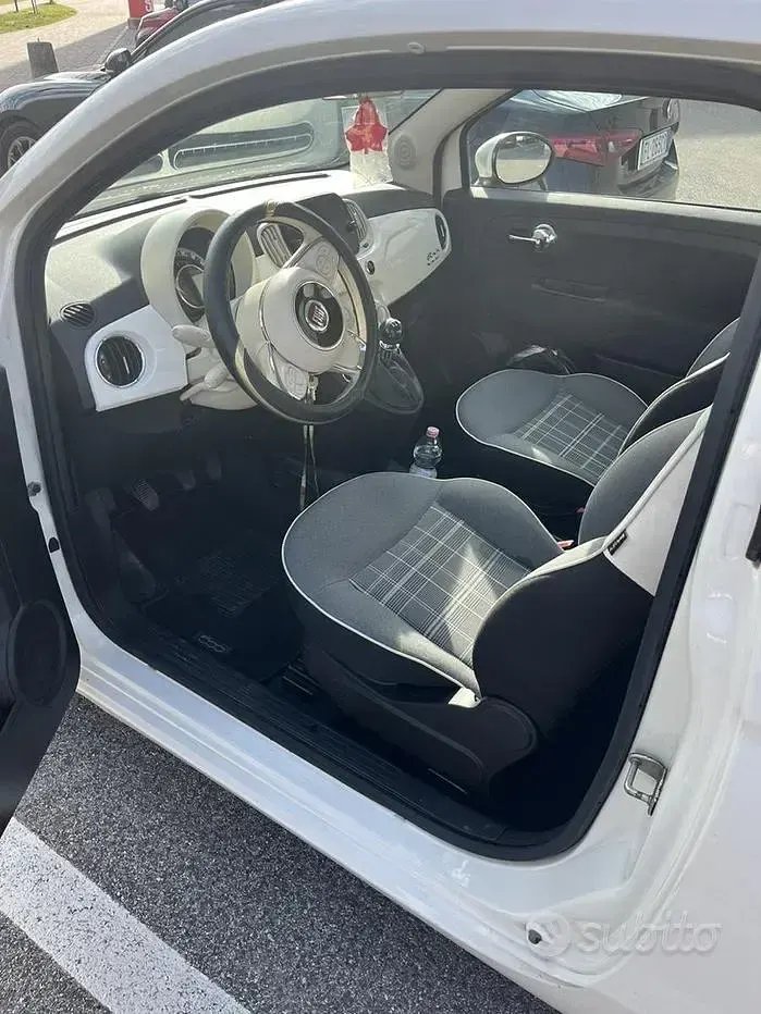 Usata Fiat 500 69 CV (50 kW) 2019 Bianco Utilitaria