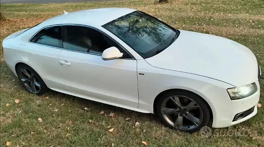 Usata Audi A5 190 CV (139 kW) 2008 Bianco Coupé