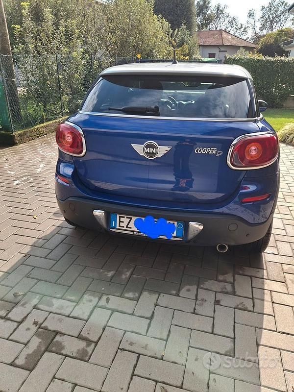 Usata Mini Cooper D 111 CV (81 kW) 2015 Blu Utilitaria