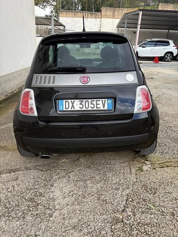 Usata Fiat 500 69 CV (50 kW) 2009 Nero Cabrio