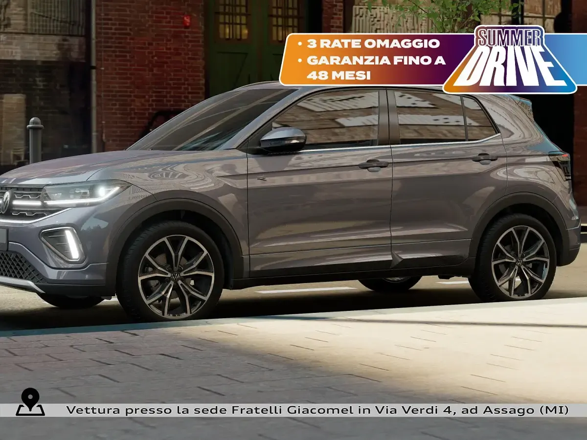 Usata VW T-Cross R-line Plus 116 CV (85 kW) 2026 Smoky grey metallizzato SUV