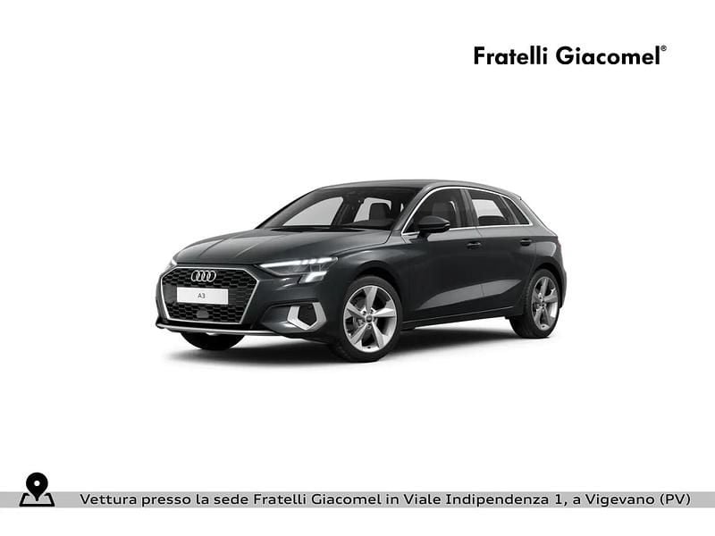 Usata Audi A3 Advanced 150 CV (110 kW) 2023 Grigio manhattan metallizzato Berlina