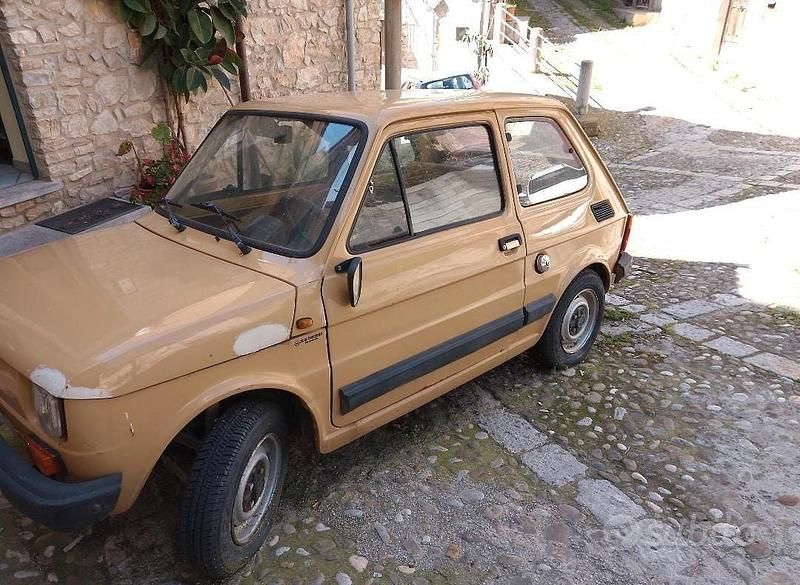 Usata Fiat 126 1970 Giallo Utilitaria
