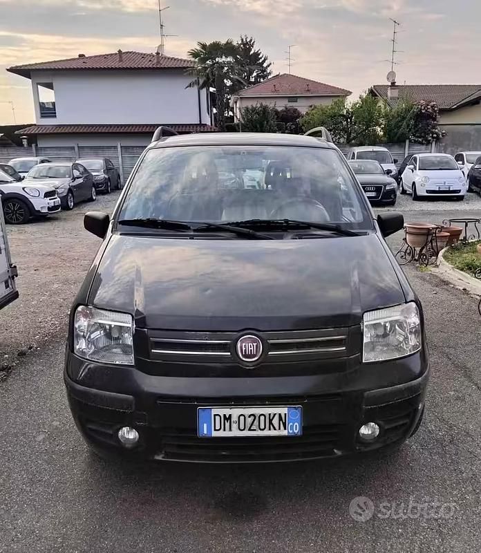 Usata Fiat Panda 2007 Nero Utilitaria