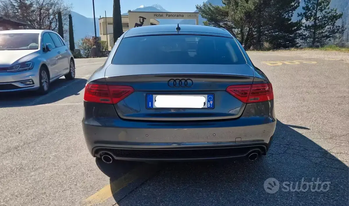 Usata Audi A5 S-Line 245 CV (180 kW) 2014 Grigio Coupé