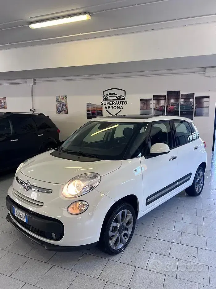 Usata Fiat 500L Lounge 80 CV (58 kW) 2014 Bianco Monovolume