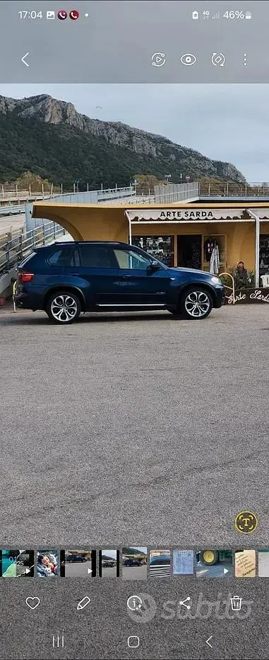 Usata BMW X5 306 CV (225 kW) 2010 Blu SUV