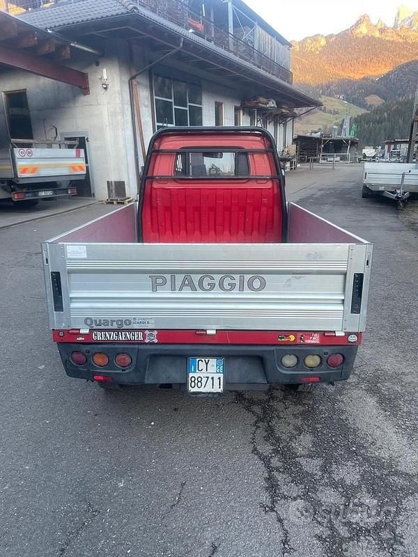 Usata Piaggio Quargo 2006 Rosso Furgone