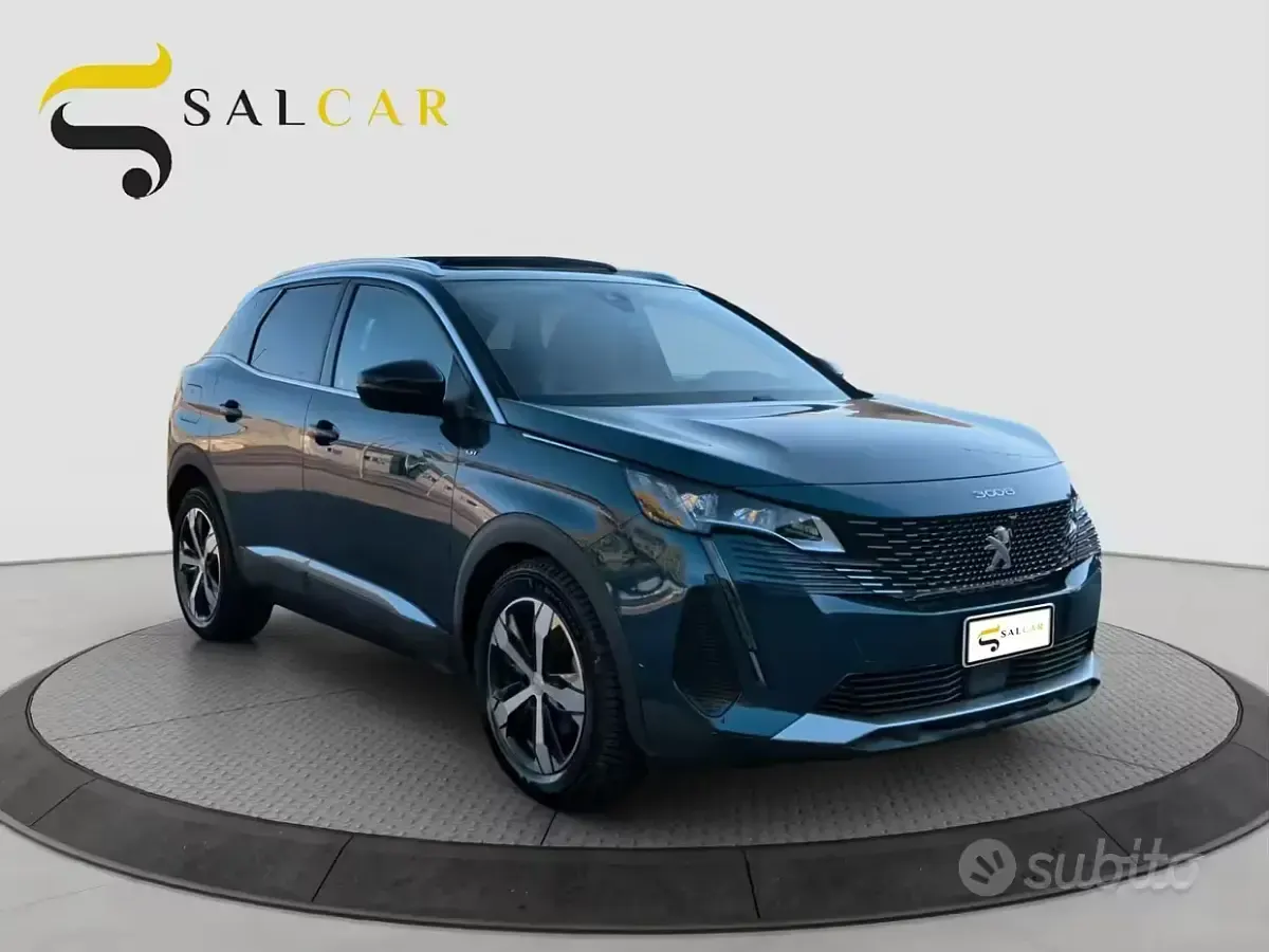 Usata Peugeot 3008 GT 131 CV (96 kW) 2022 Blu SUV