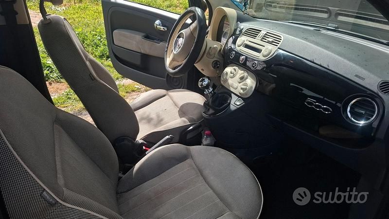 Usata Fiat 500 75 CV (55 kW) 2009 Nero Cabrio