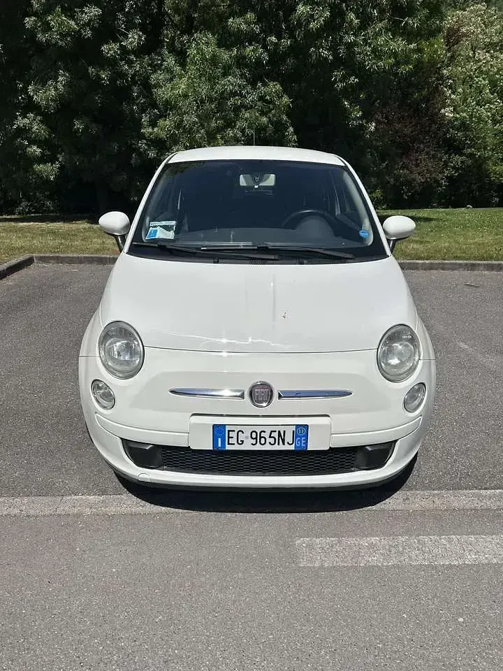 Usata Fiat 500 86 CV (63 kW) 2011 Bianco Utilitaria