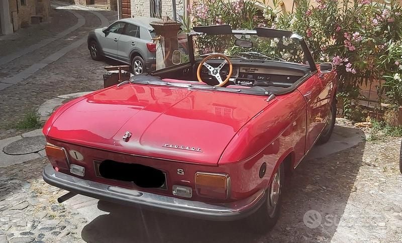 Usata Peugeot 304 S 1970 Rosso Cabrio