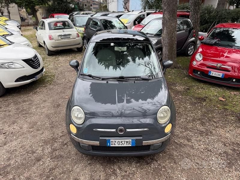 Usata Fiat 500 Lounge 69 CV (50 kW) 2009 Blu Cabrio