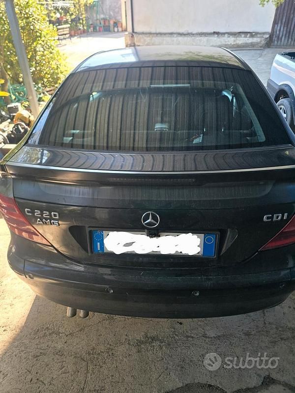 Usata Mercedes 220 2003 Nero Coupé