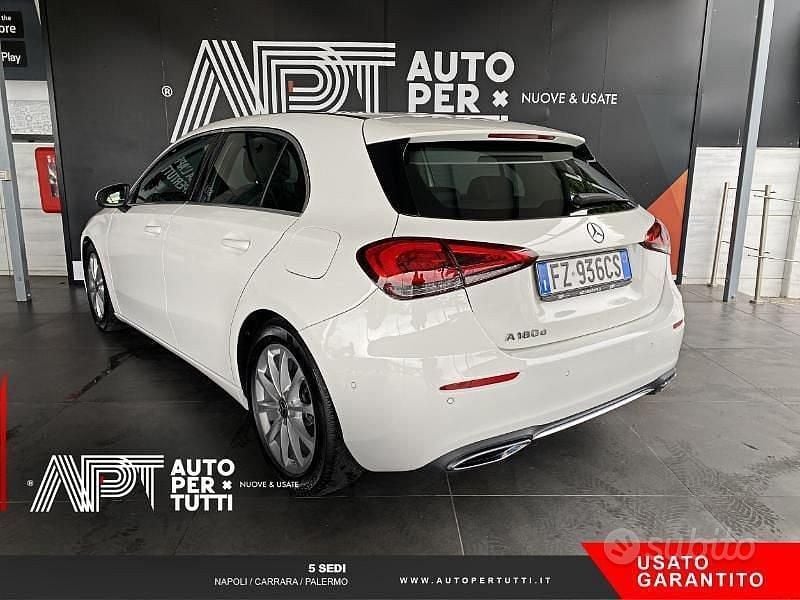Usata Mercedes A180 116 CV (85 kW) 2020 Bianco Berlina
