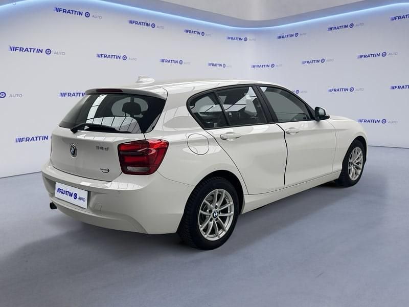 Usata BMW 114 Efficient Dynamics 95 CV (69 kW) 2014 Bianco Utilitaria