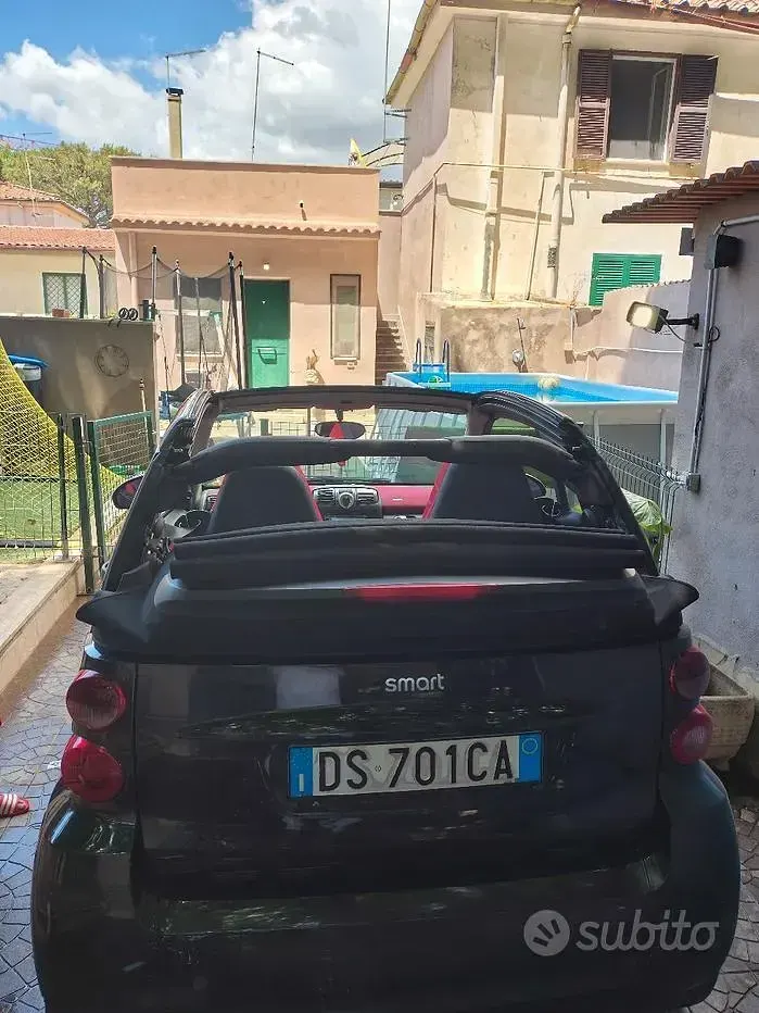 Usata Smart ForTwo Cabrio 71 CV (52 kW) 2007 Nero Cabrio