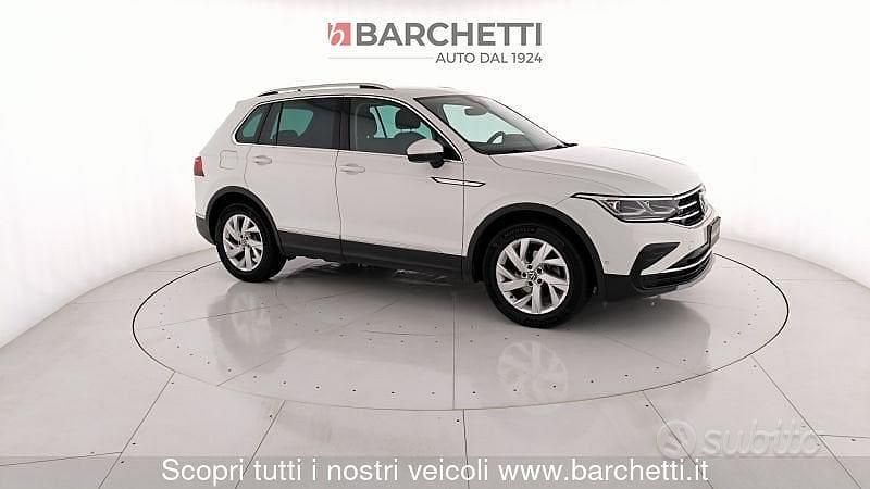 Usata VW Tiguan Elegance 150 CV (110 kW) 2021 Bianco SUV