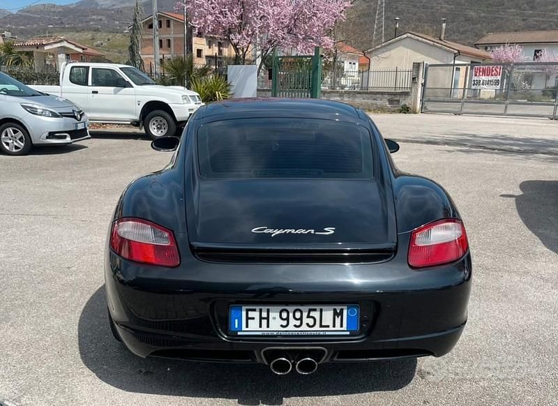 Usata Porsche Cayman S 320 CV (235 kW) 2008 Nero Coupé
