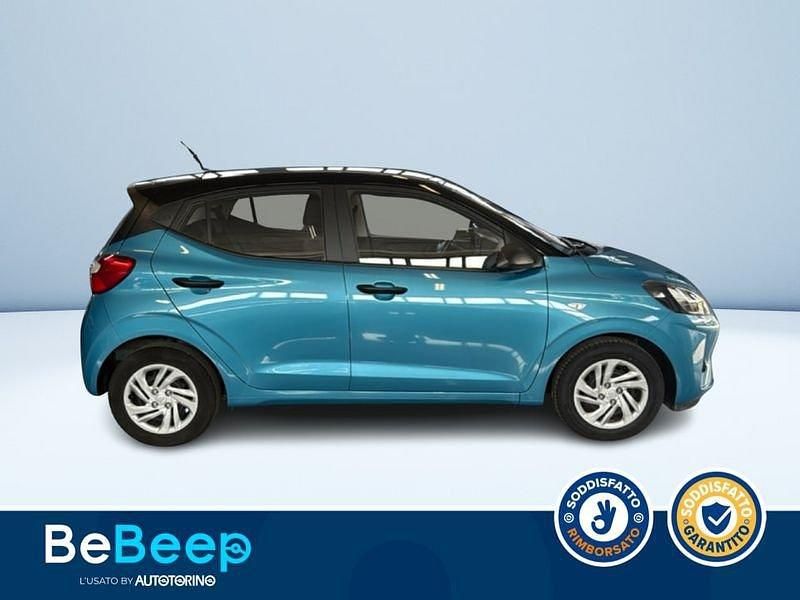Usata Hyundai i10 Advanced Plus 67 CV (49 kW) 2022 Azzurro metallizzato Utilitaria