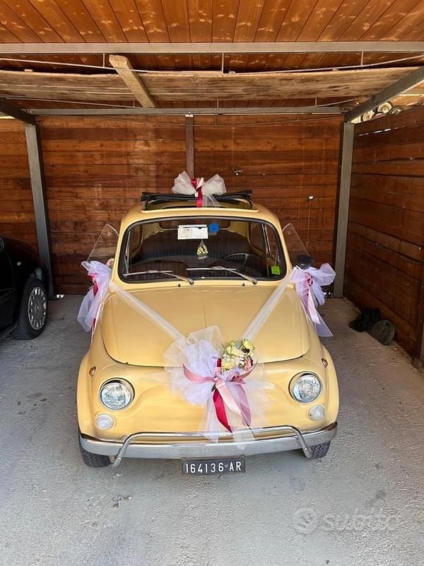 Giallo Usata 1970 Fiat 500 Cabrio | 5900 € - Immagine 1/3
