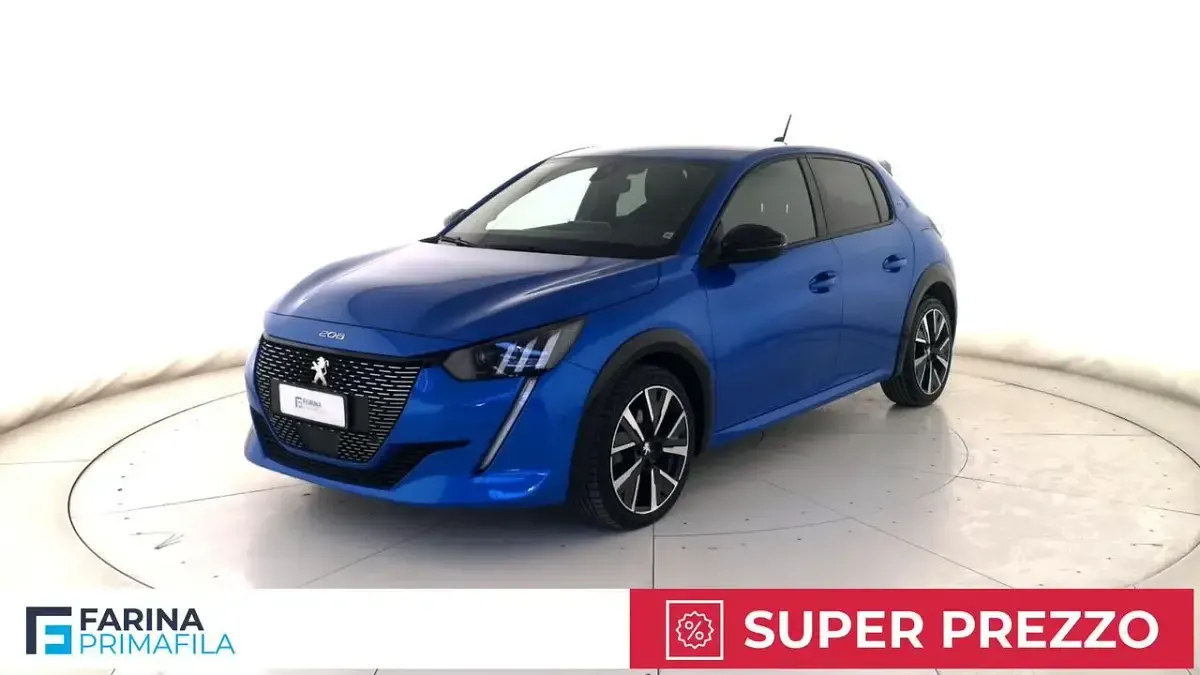 Usata Peugeot 208 GT 131 CV (96 kW) 2021 Blu Utilitaria