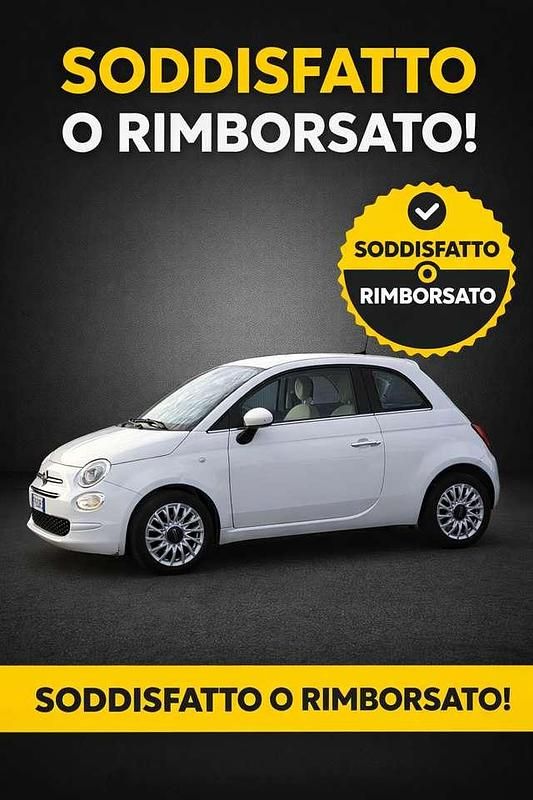 Usata Fiat 500 Lounge 69 CV (50 kW) 2019 Bianco Utilitaria