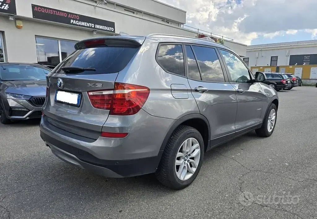Usata BMW X3 Efficient Dynamics 190 CV (139 kW) 2017 Grigio SUV