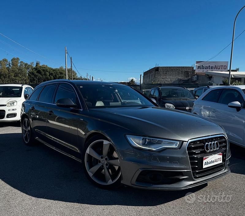 Grigio Usata 2013 Audi A6 S-Line Station wagon | 13.990 € (Ottimo prezzo) - Immagine 1/4